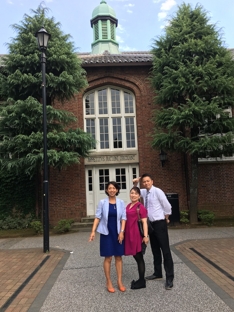 母校立教大学での結婚式 Madoka Hasegawa