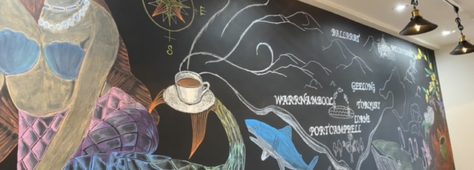 徒歩10分。素敵なカフェがオープンしました。